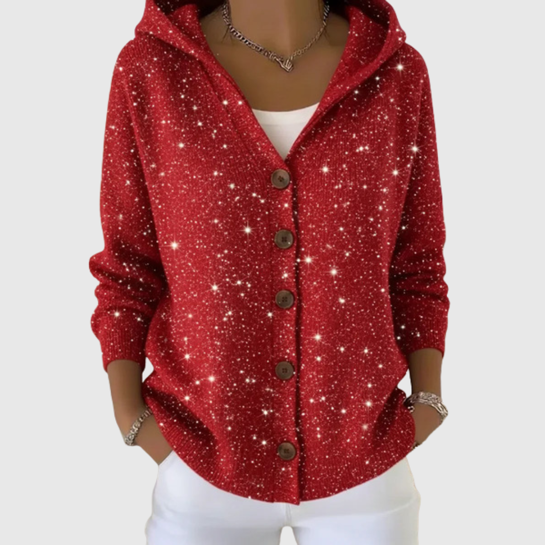 Maria | Chaqueta de punto con capucha