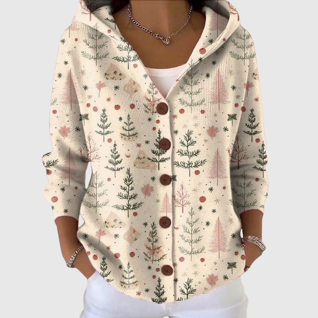 Marcela | Chaqueta de punto con capucha