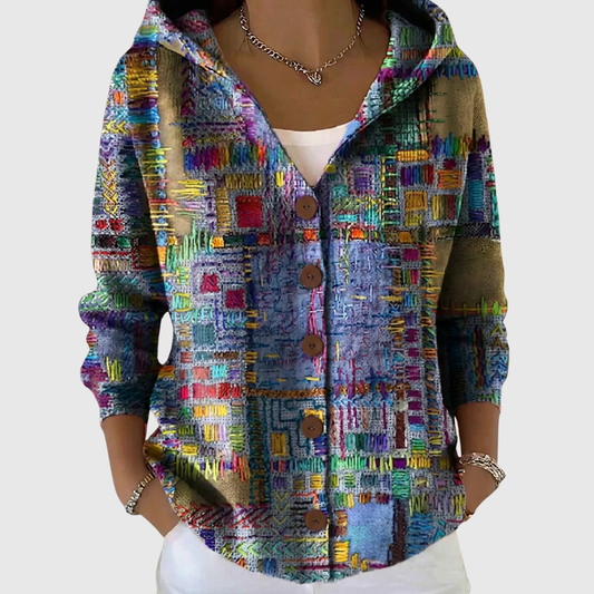 Maribel | Chaqueta de punto con capucha