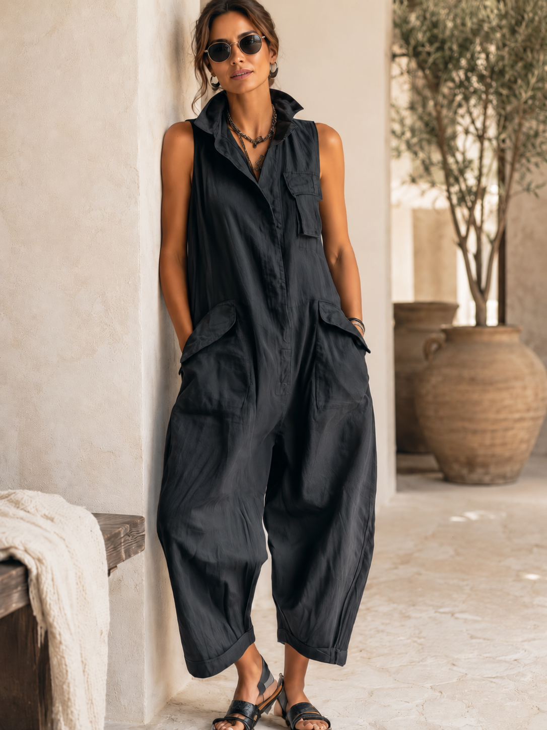Michela – Mono Largo Con bolsillos