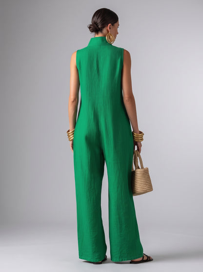 Ana | Mono elegante de Lino Y algodón