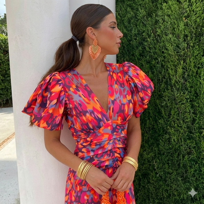 Vanesa | Vestido elegante con mangas