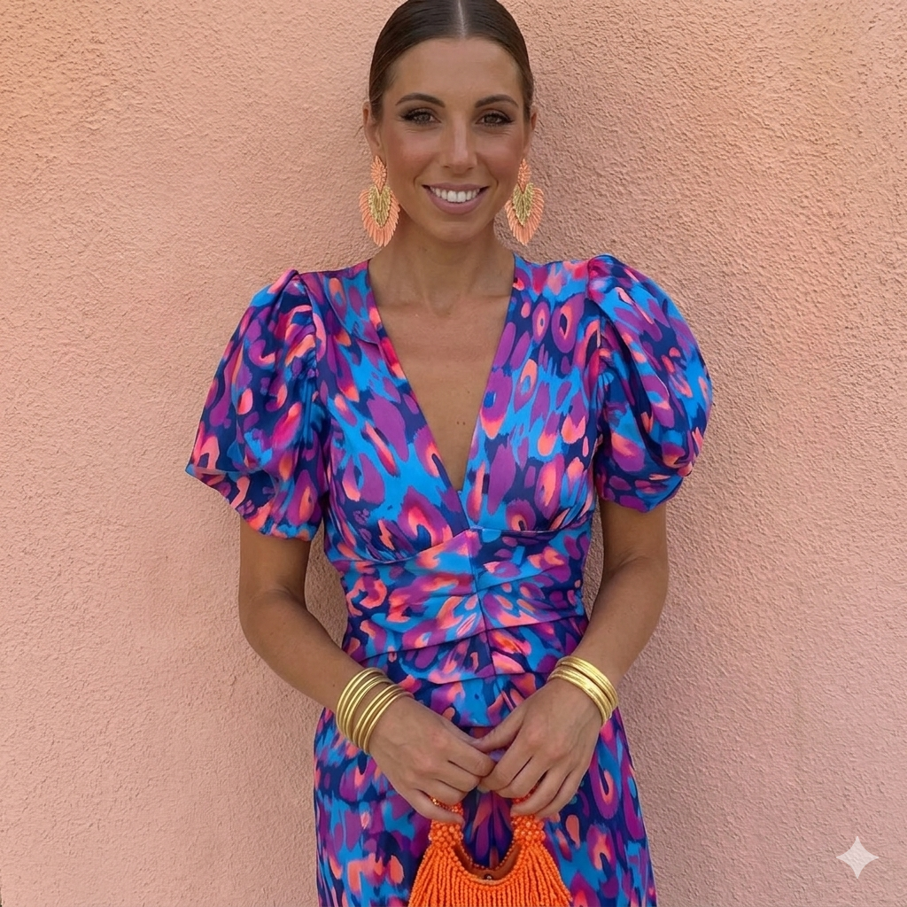 Vanesa | Vestido elegante con mangas