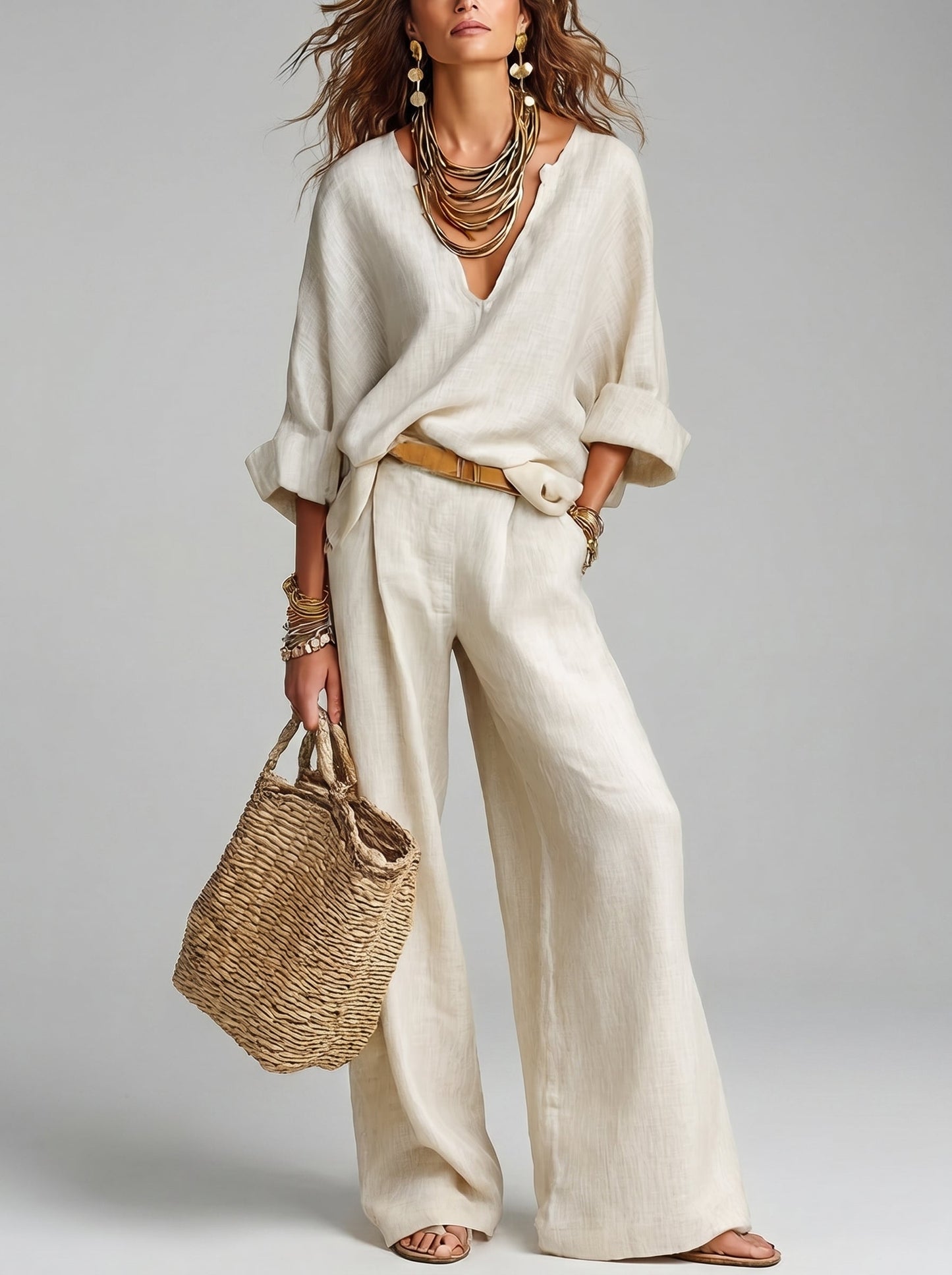 Mercedes | Conjunto Elegante en V