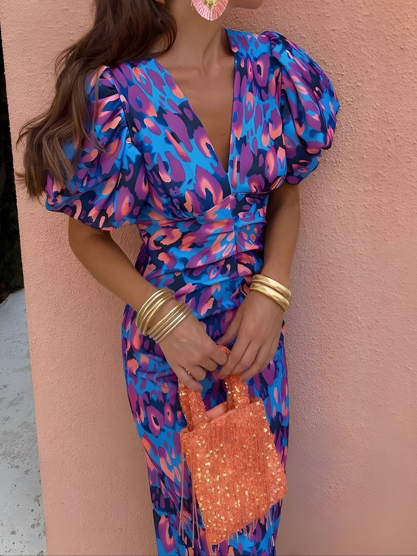 Vanesa | Vestido elegante con mangas